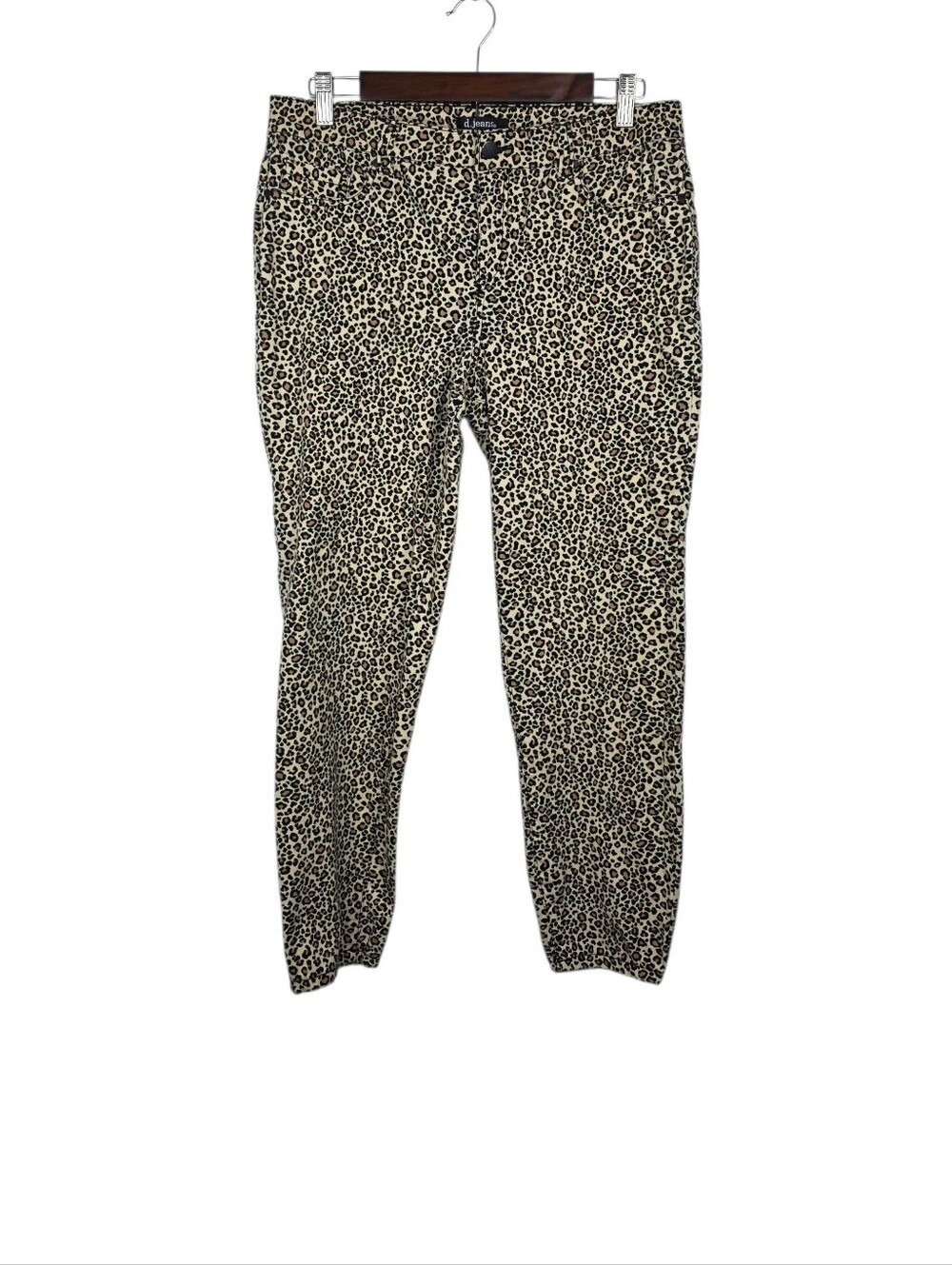 D. Jeans Animal Print Skinny Jeans Classic Rocker Punk Grunge Tumblr Stretch 8